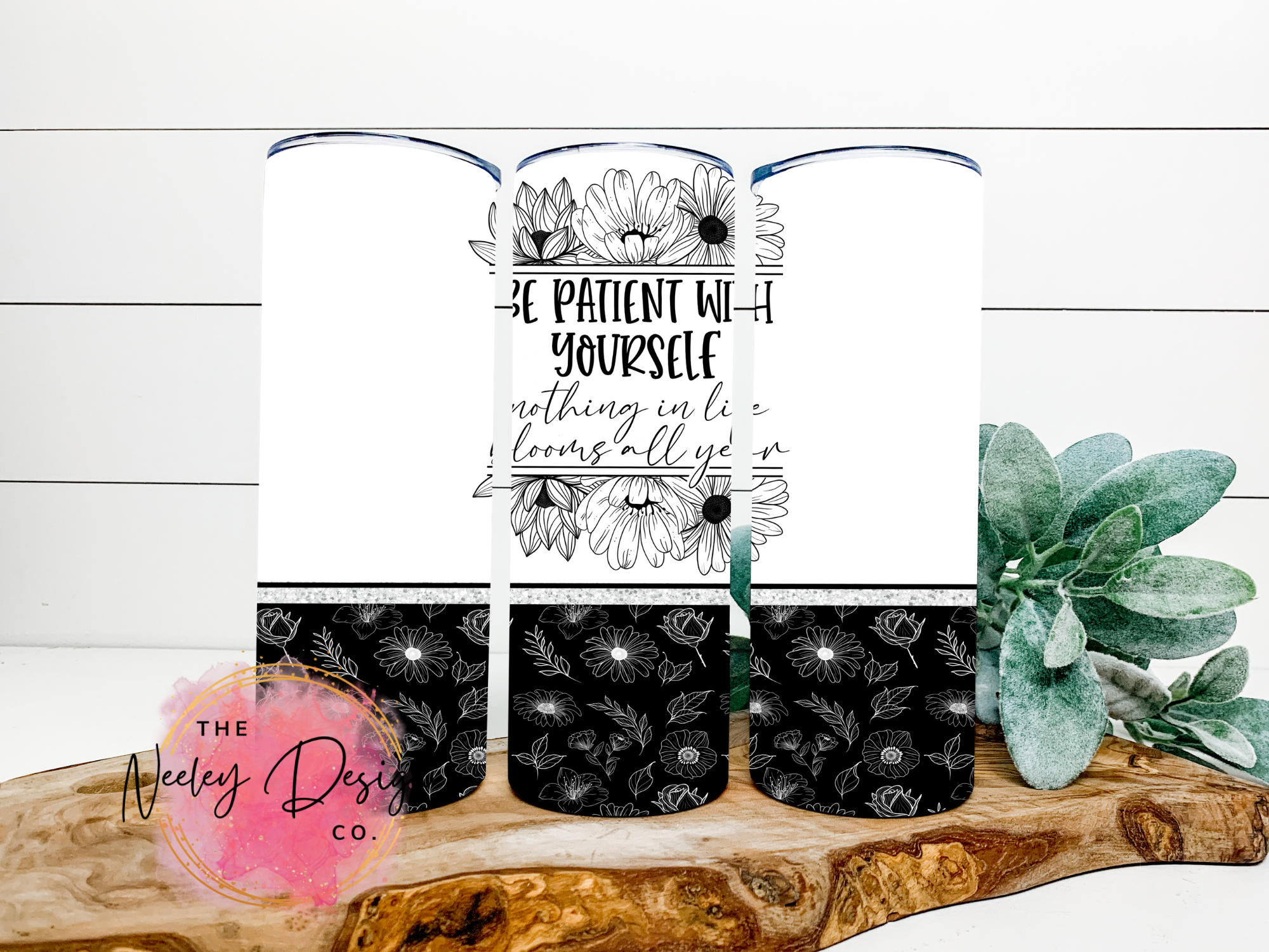 Be Patient With Yourself Stainless Steel Tumbler