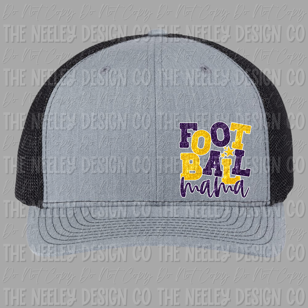 Thumbnail: Football Mama - Yellow & Gold - Hat