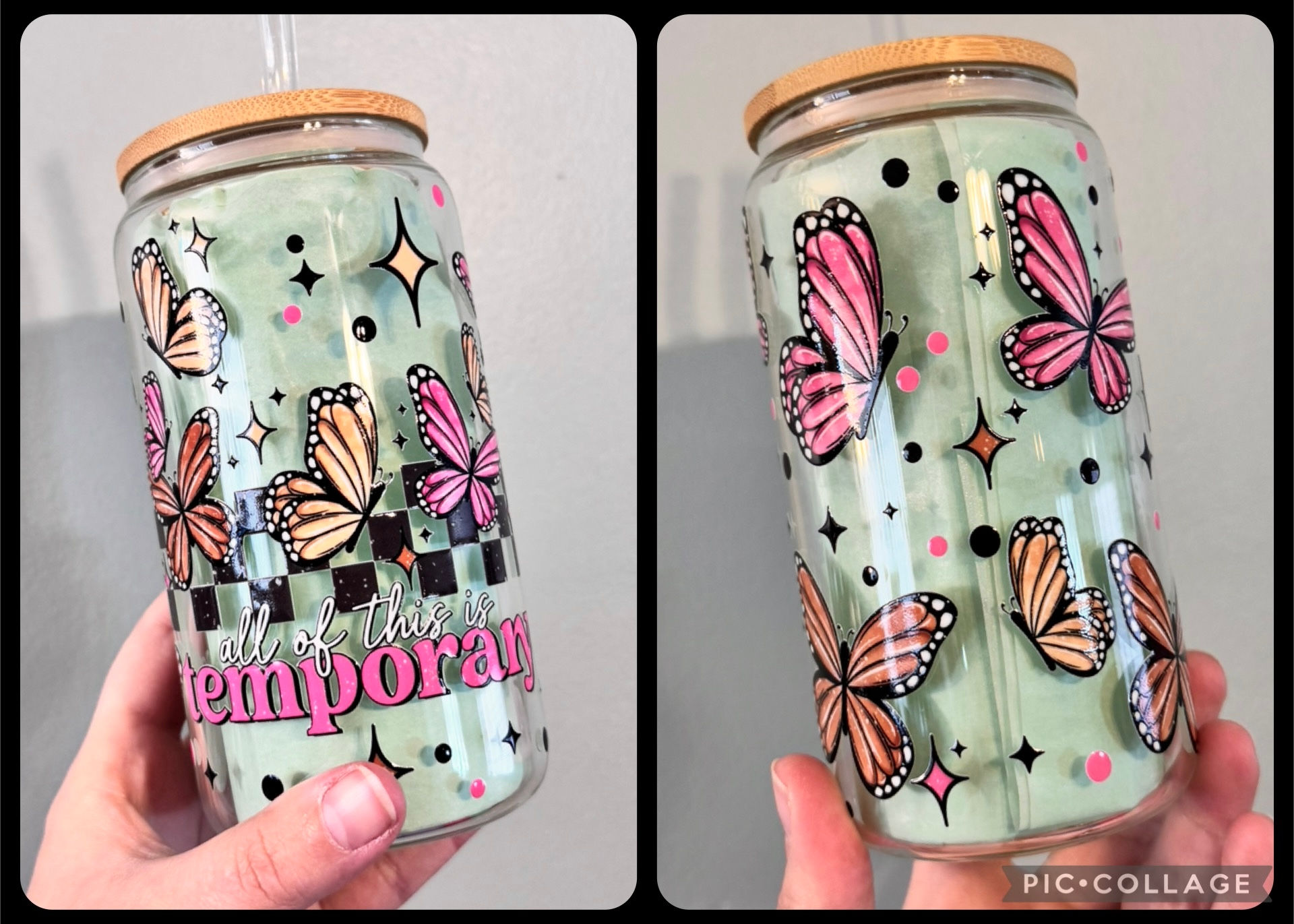 All Of This Is Temporary Glass Can