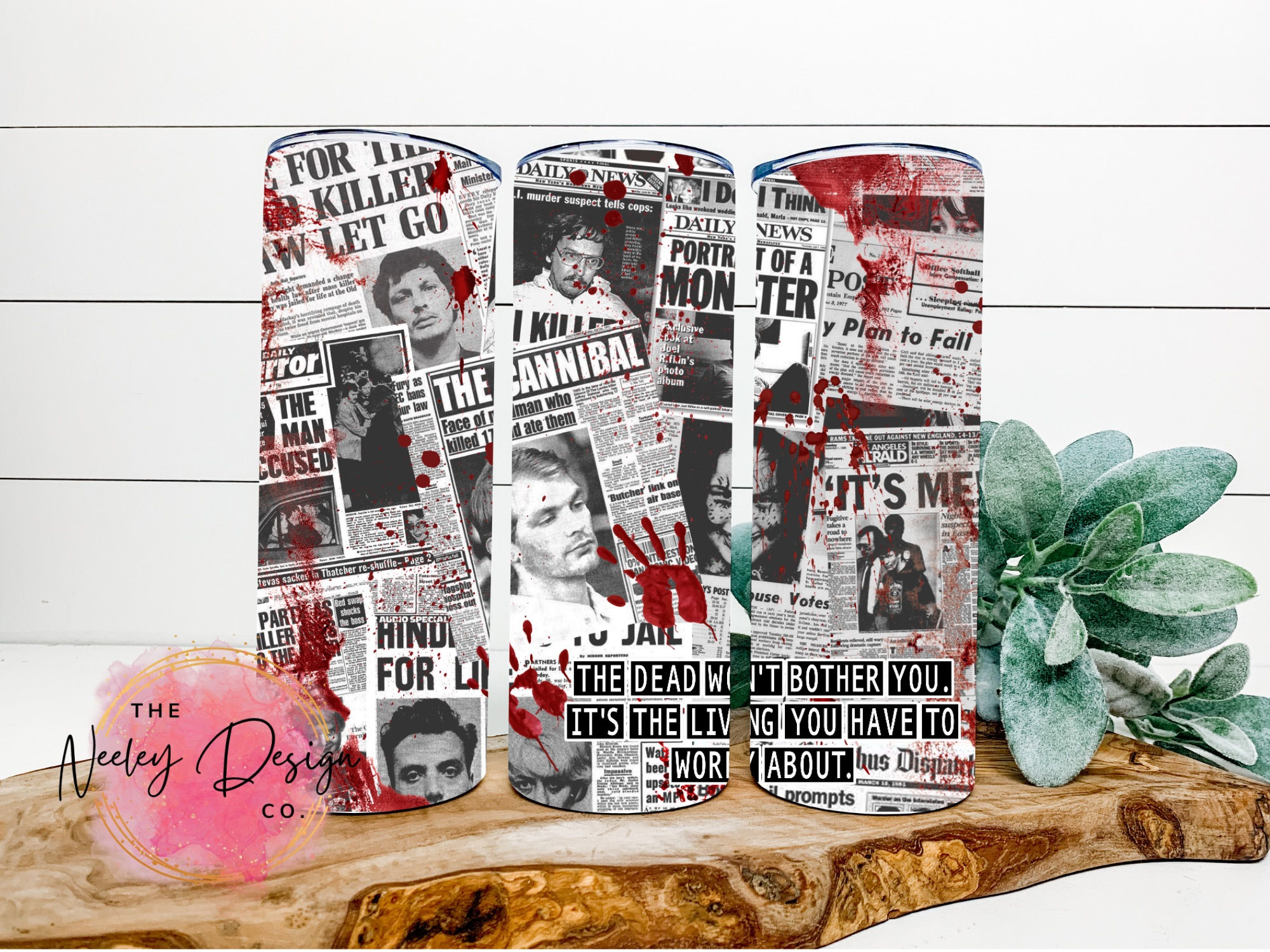 True Crime Stainless Steel Tumbler