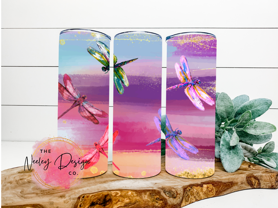 Dragonfly Stainless Steel Tumbler