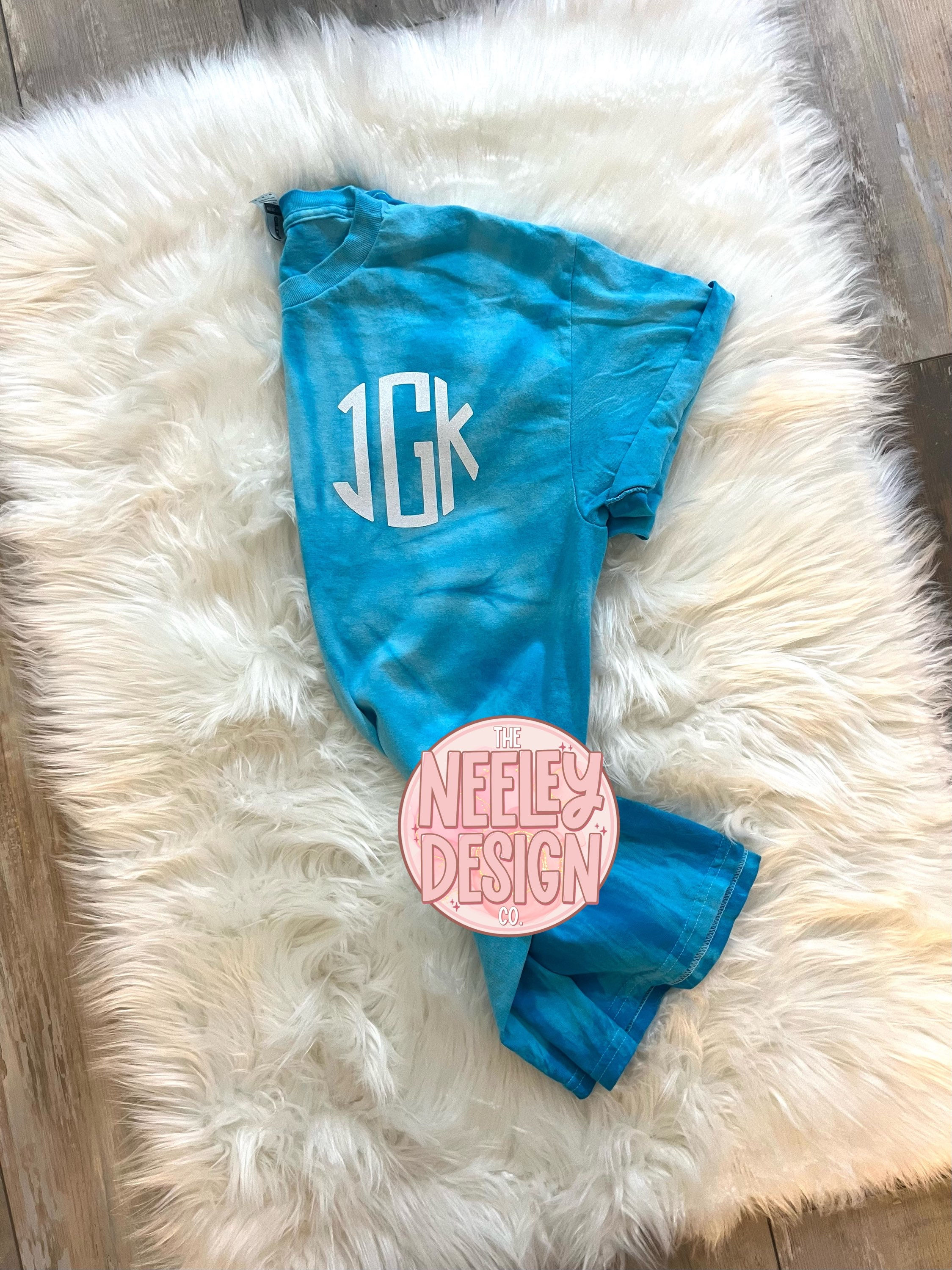 Tie Dye Monogrammed TShirt