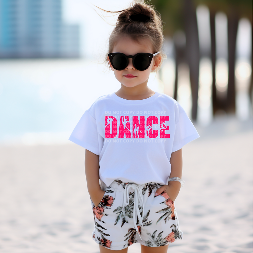 Pink Dance Silhouette - Toddler - Youth