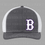 Thumbnail: Butler B Hat - White With Purple Outline
