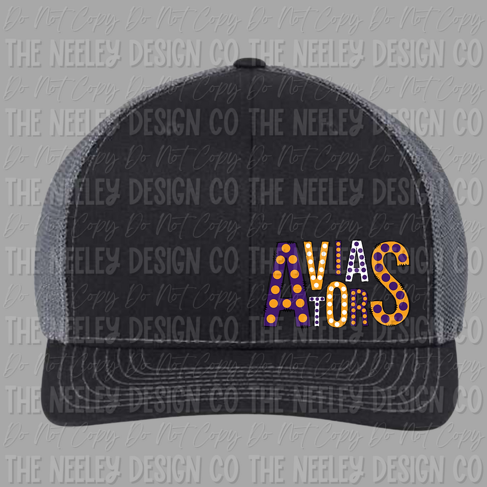 Thumbnail: Aviator Doodle With Polka Dots Hat