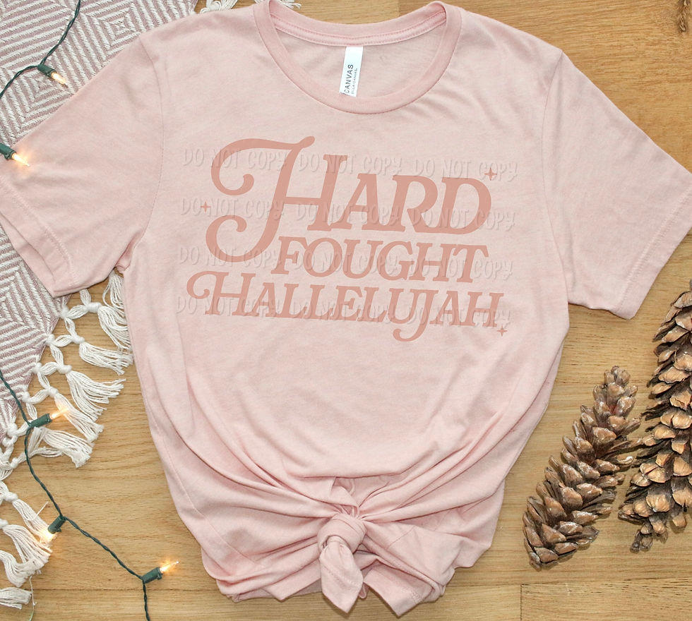 Thumbnail: Hard Fought Hallelujah || Pink Design