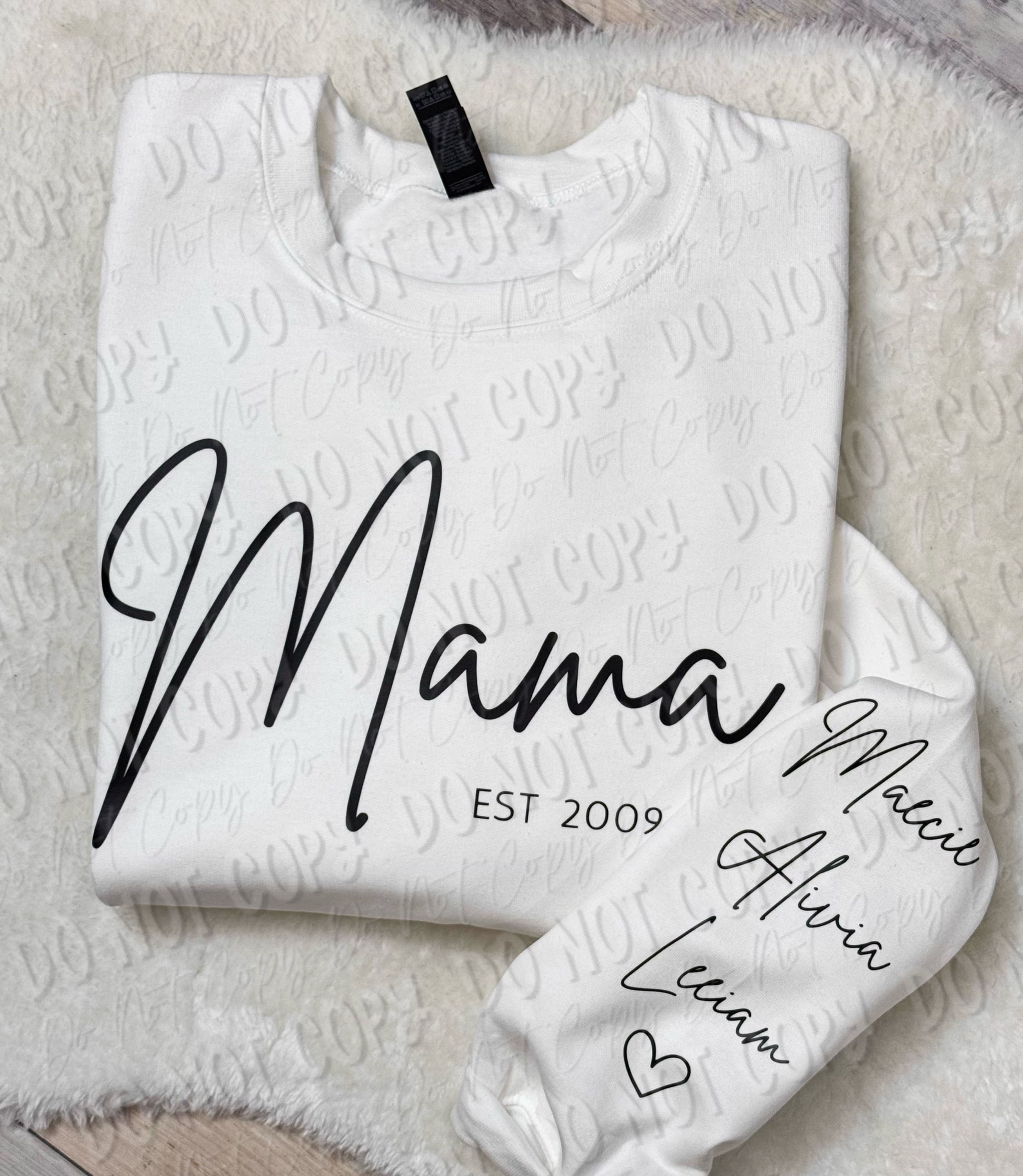 Mama Customized With Kids Names
