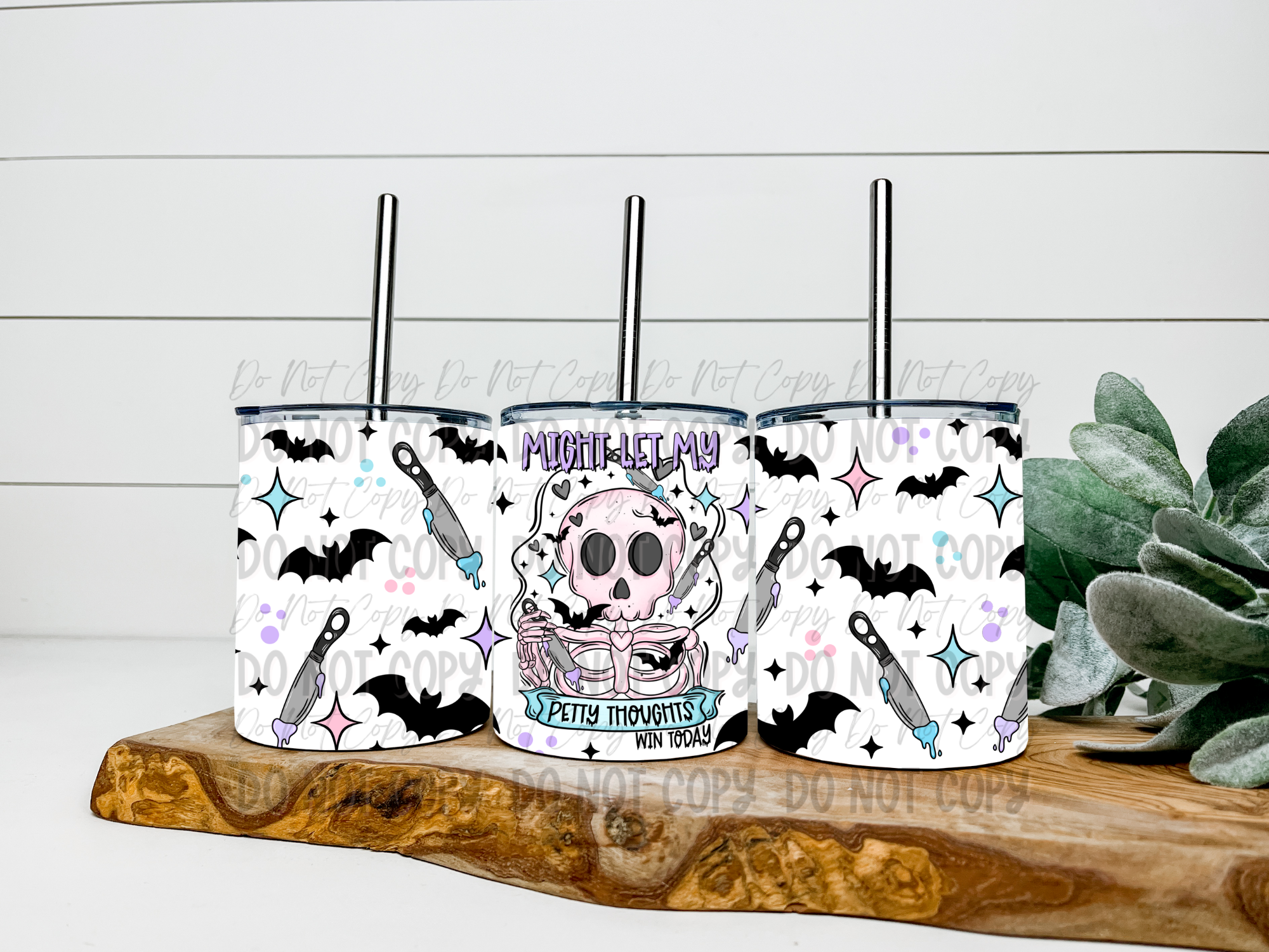 Might Let My Petty Thoughts Win Today  - 12oz Low Ball Tumbler