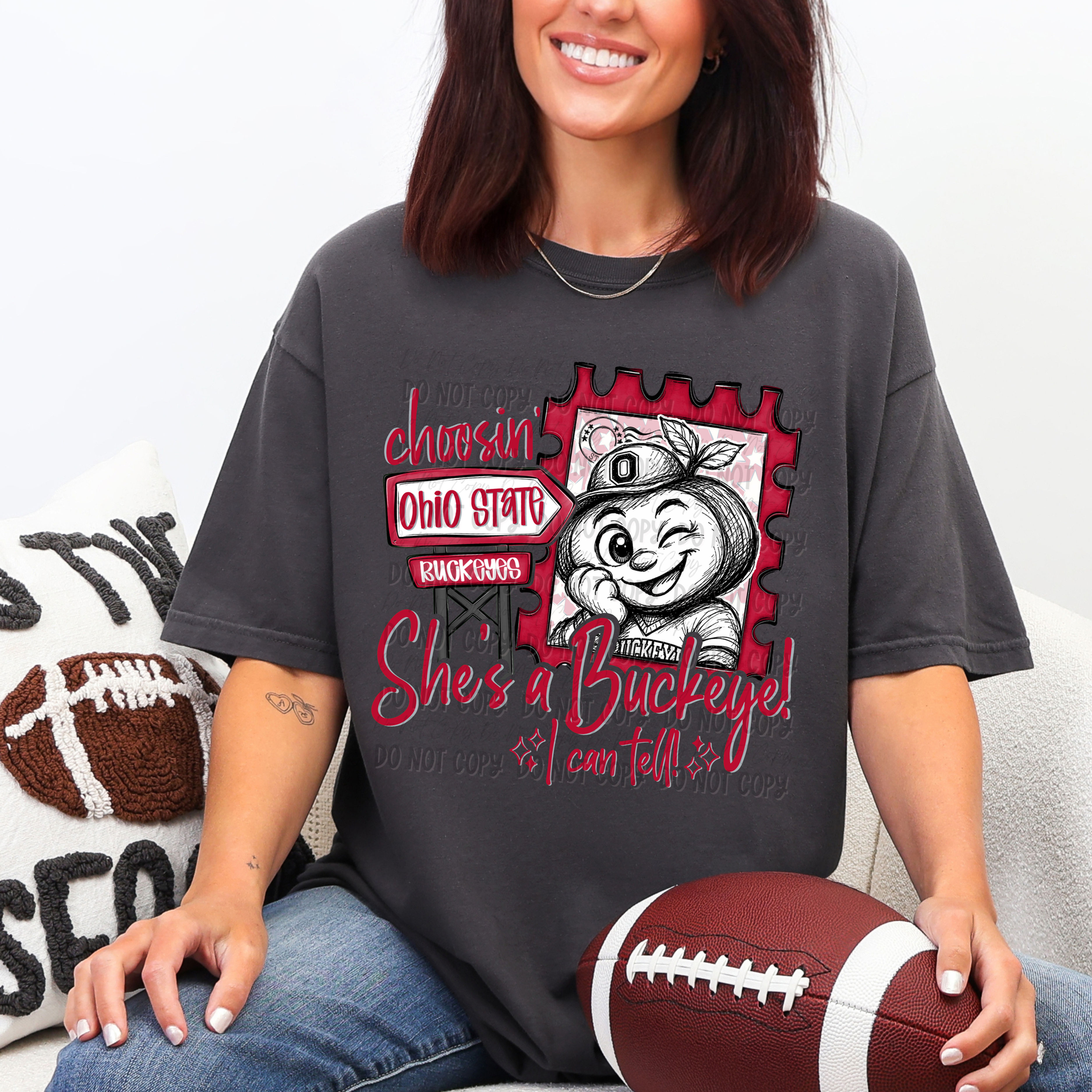 Choosin’ Ohio State Buckeyes. She’s a Buckeye! I Can Tell!