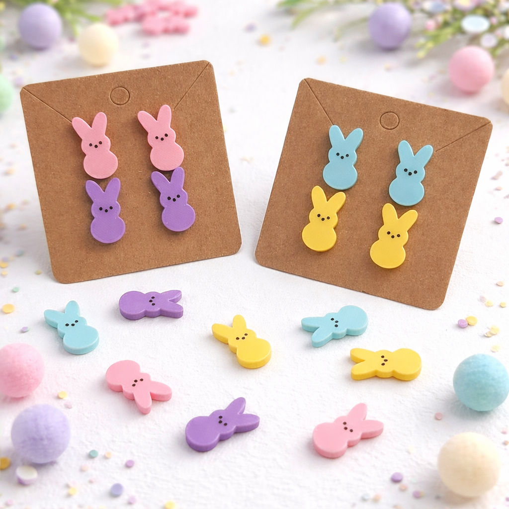 Peep Stud Earrings (4 Pack)