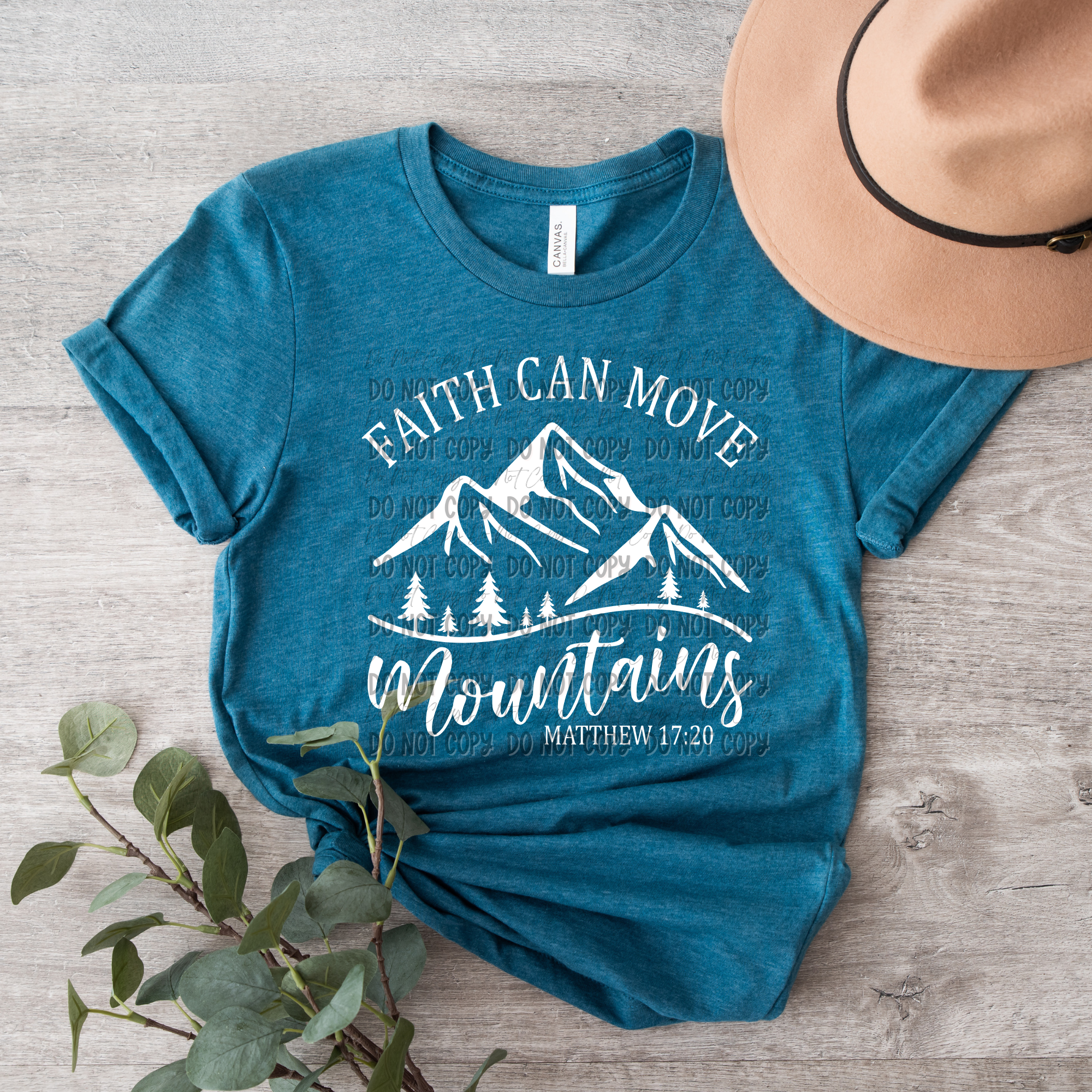 Faith Can Move Mountains || White Deisgn