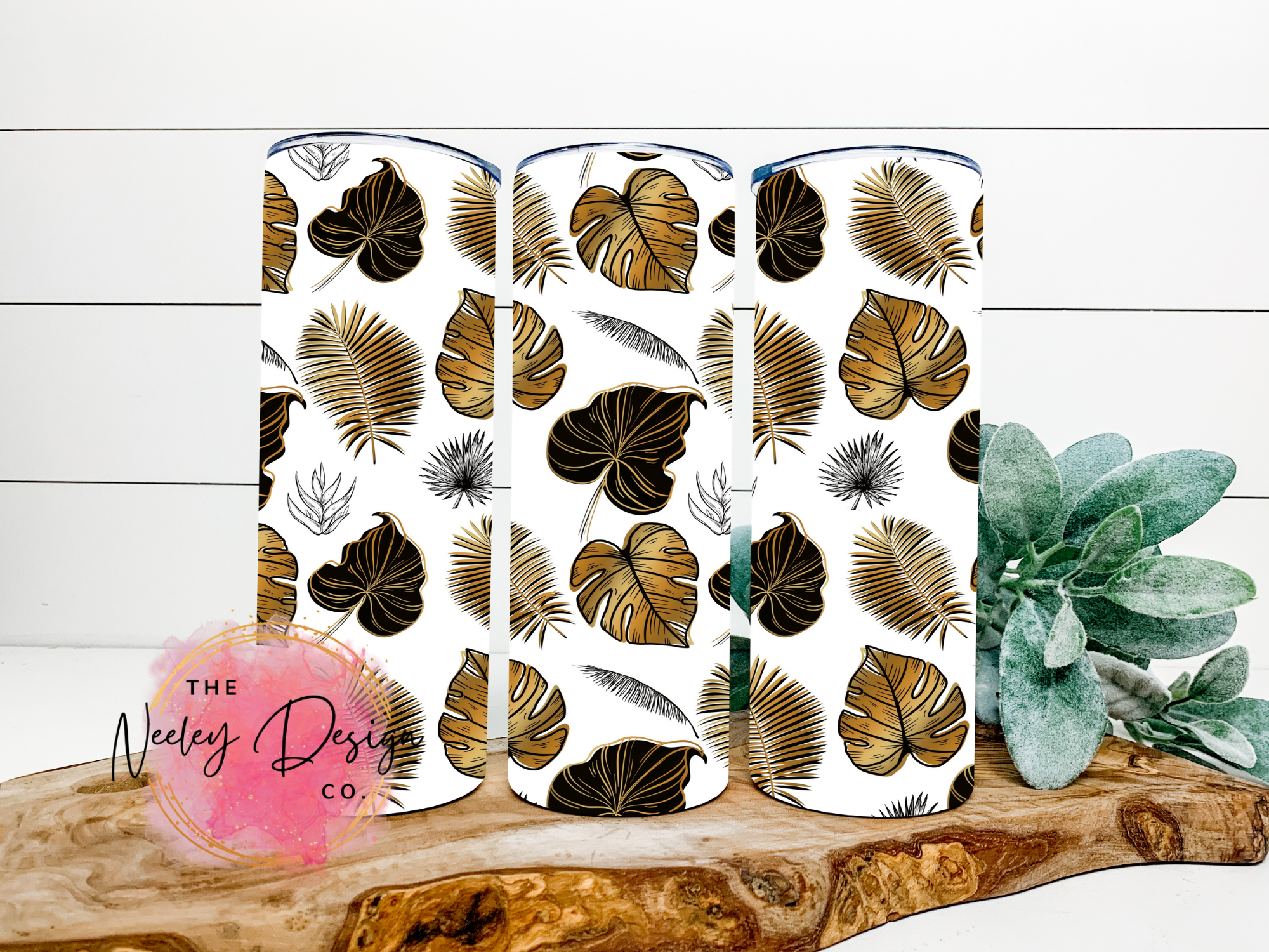 Leaves Stainless Steel Tumbler