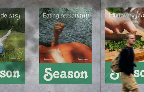 Poster design for a planet friendly food brand