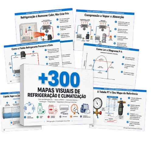 +300 Mapas Visuais de Refrigeração