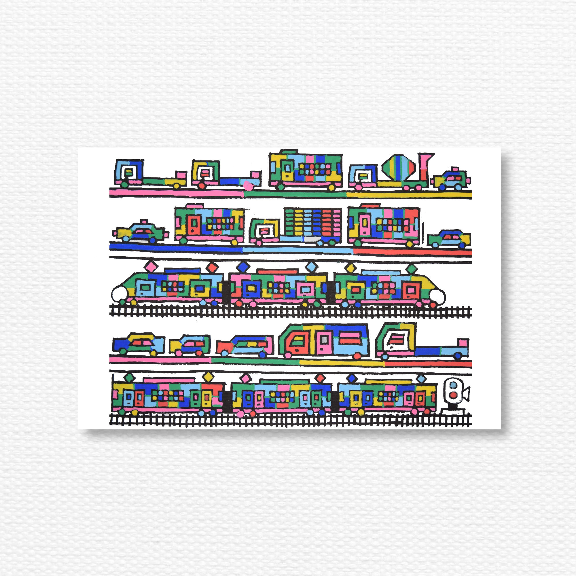 POST CARD ~YU~ 電車(304)