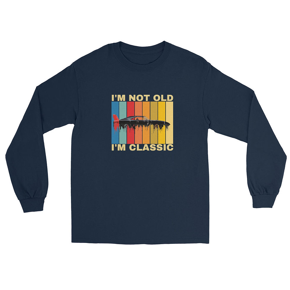 Thumbnail: Long Sleeve Shirt MOPARVIBES NOT OLD I'M CLASSIC