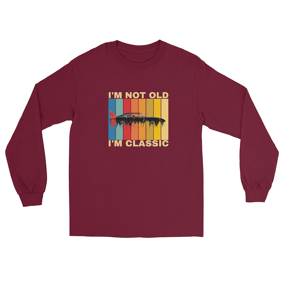 Thumbnail: Long Sleeve Shirt MOPARVIBES NOT OLD I'M CLASSIC