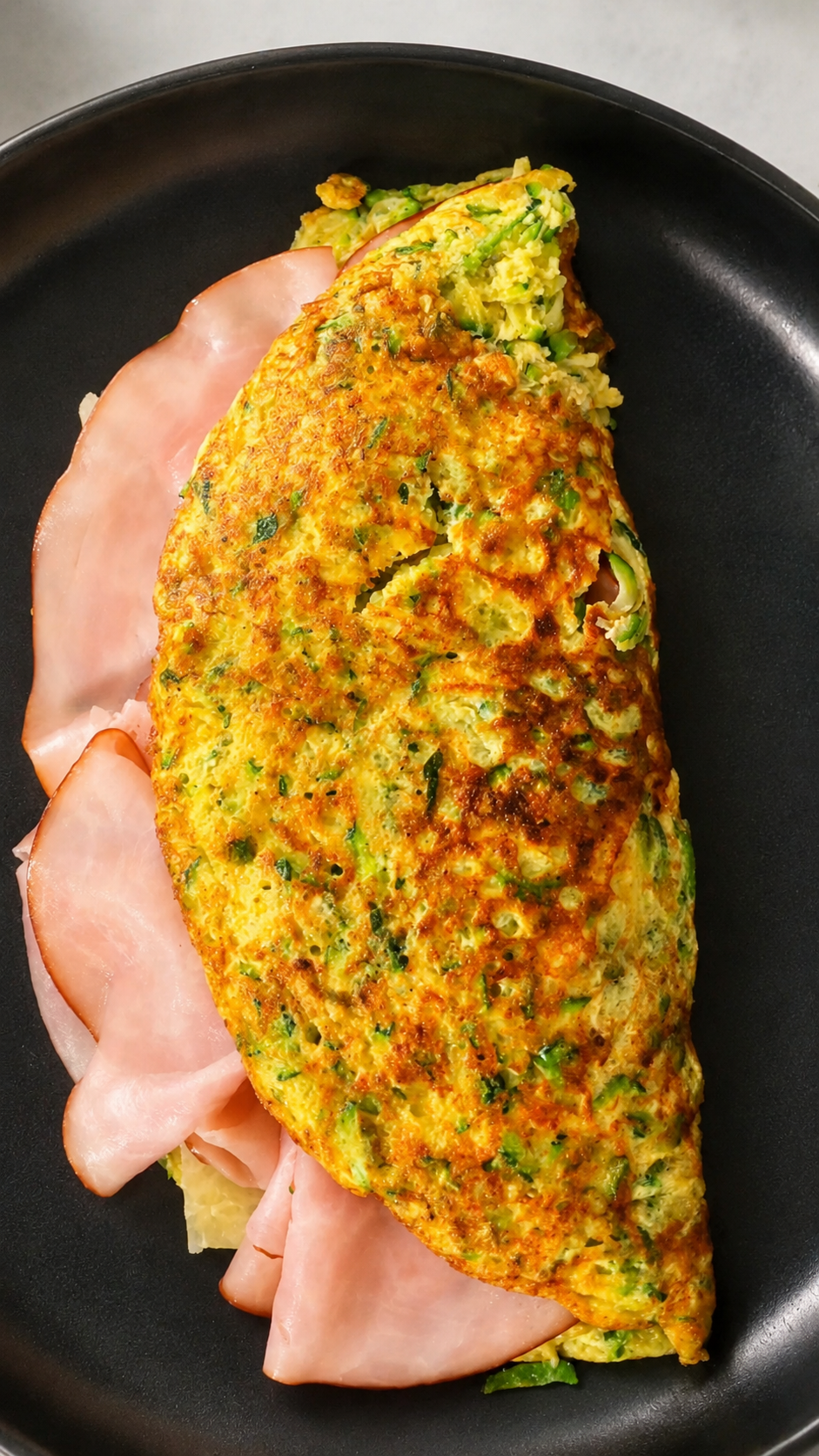 Double Smoked Ham Zucchini Wrap