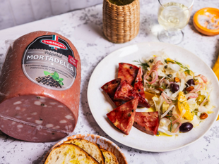 Grilled Mortadella Salad