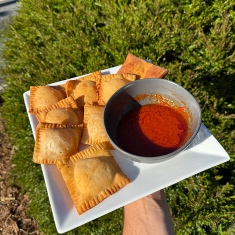Fried Ham & Cheese Ravioli