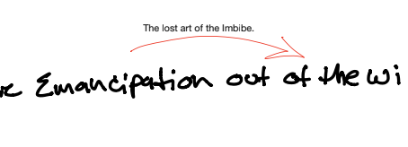Lost Art Of The Imbibe