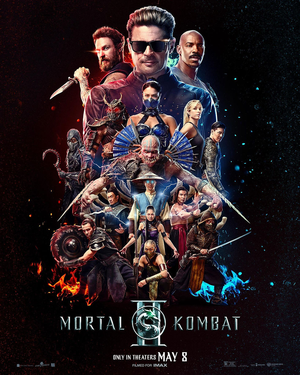 'Mortal Kombat 2' abraça a violência e a fantasia do mundo dos games