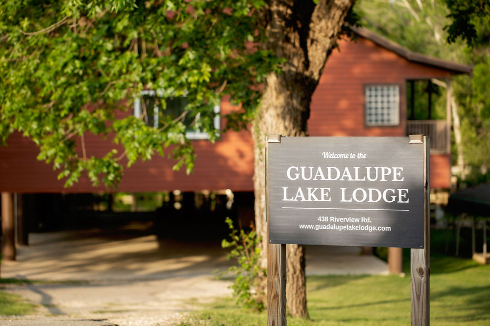 Welcome to Guadalupe Lake Lodge