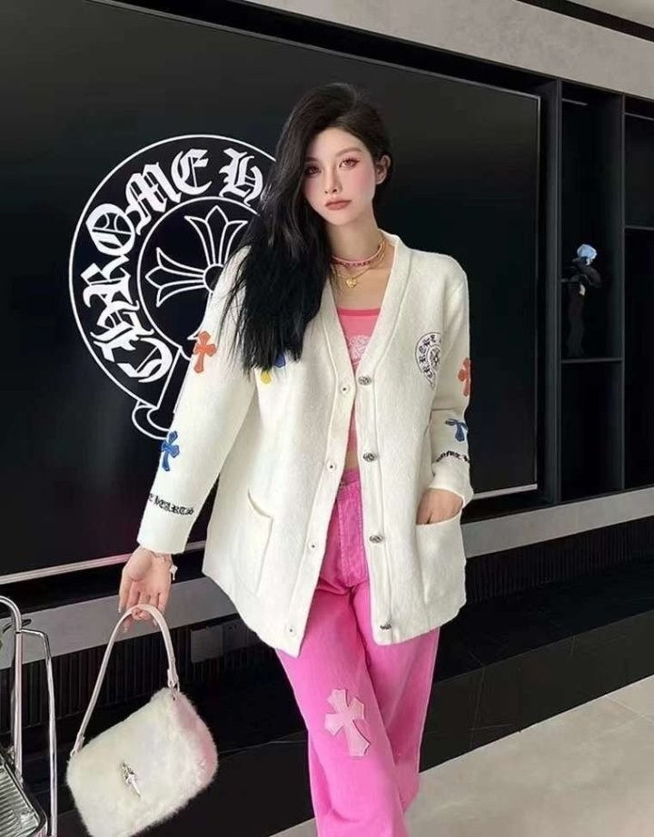 섬네일: 크롬하츠 칼라패치 니트 가디건
