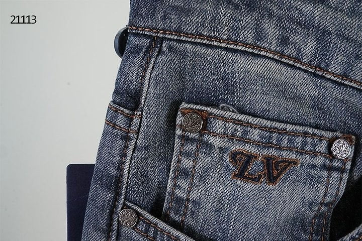 섬네일: 루이비통 LV 심플 포인트 워싱 데님 팬츠