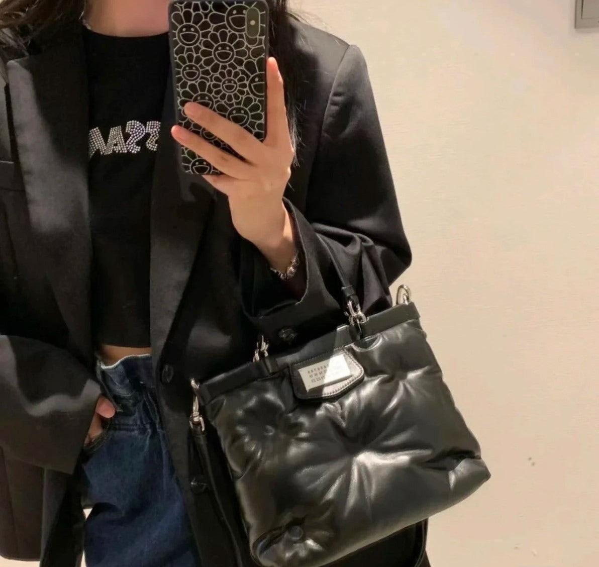 메종마르지엘라 글램 슬램 토트 백
