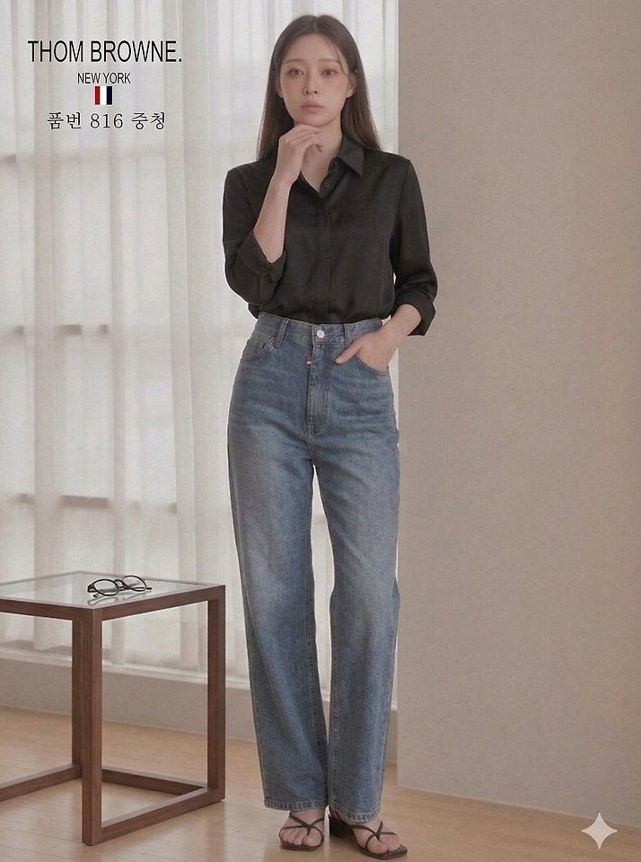 섬네일: 톰브라운 뒷밴딩 세미와이드
