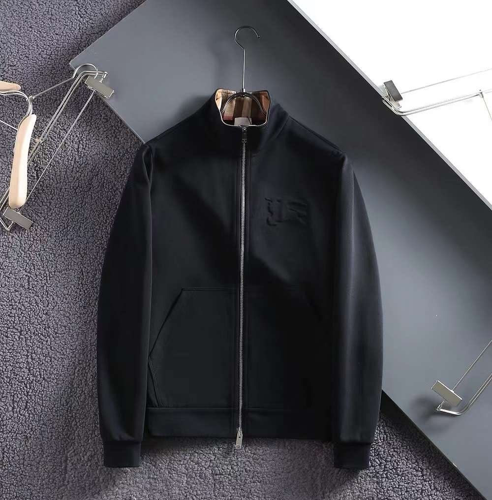 버버리 체크 후드 집업