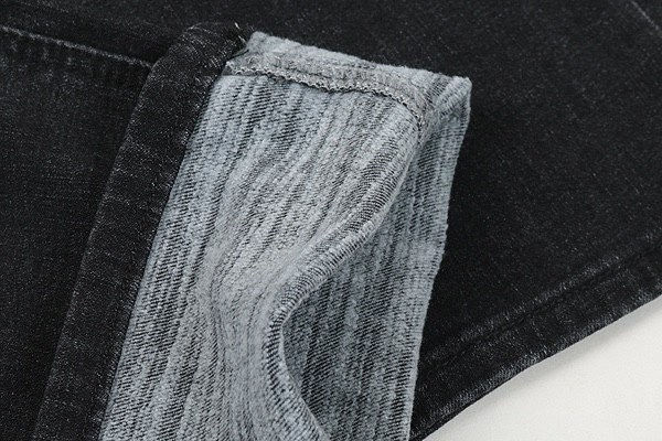 섬네일: 프라다 안기모 블랙 히든밴딩 슬림일자팬츠