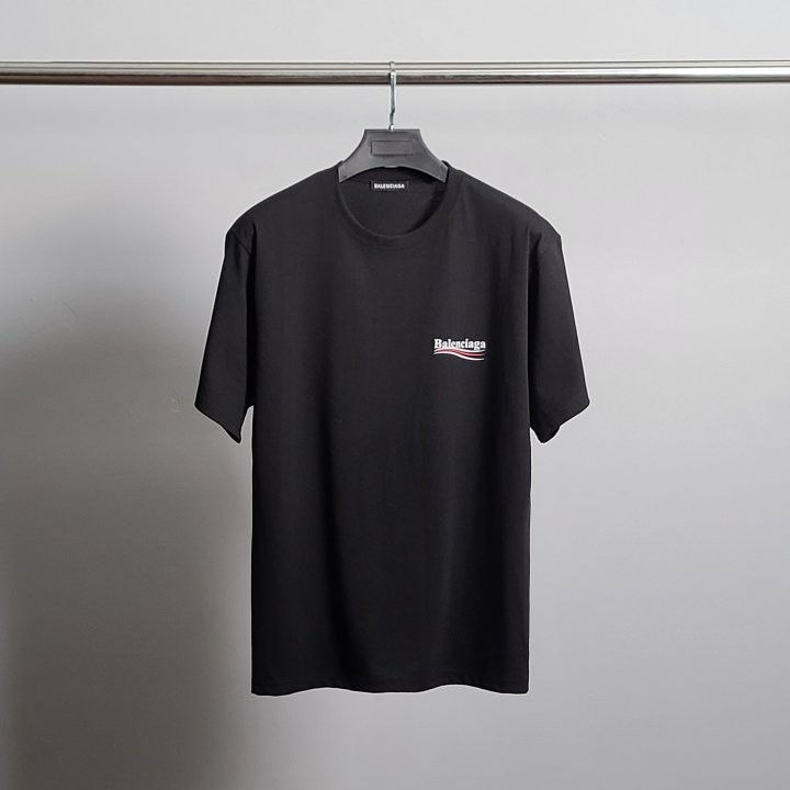 발렌시아가 웨이브로고 반팔티