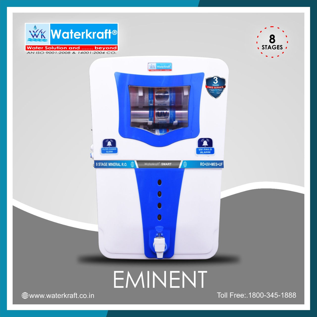 EMINENT 3G (8 Stages Mineral RO System)