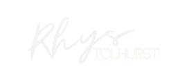 Transparent White - Rhys Logo