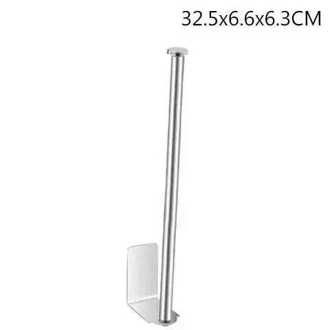 Thumbnail: Stainless Steel Paper Towel Holder Self Adhesive Kitchen Roll Paper Holder No Pu