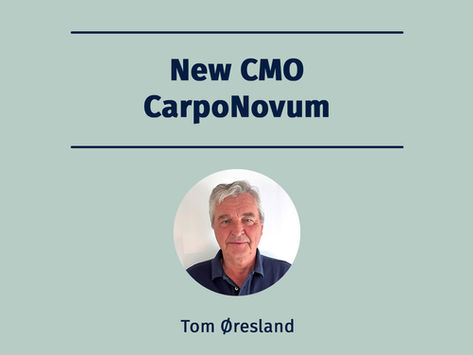 CarpoNovum welcomes Tom Øresland as new Chief Medical Officer