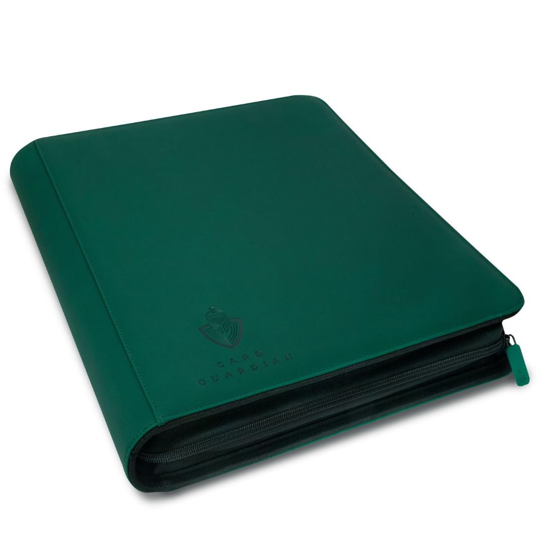 Card Guardian - Toploader 9 Pocket Premium Binder with Zipper for 360 Cards - Si