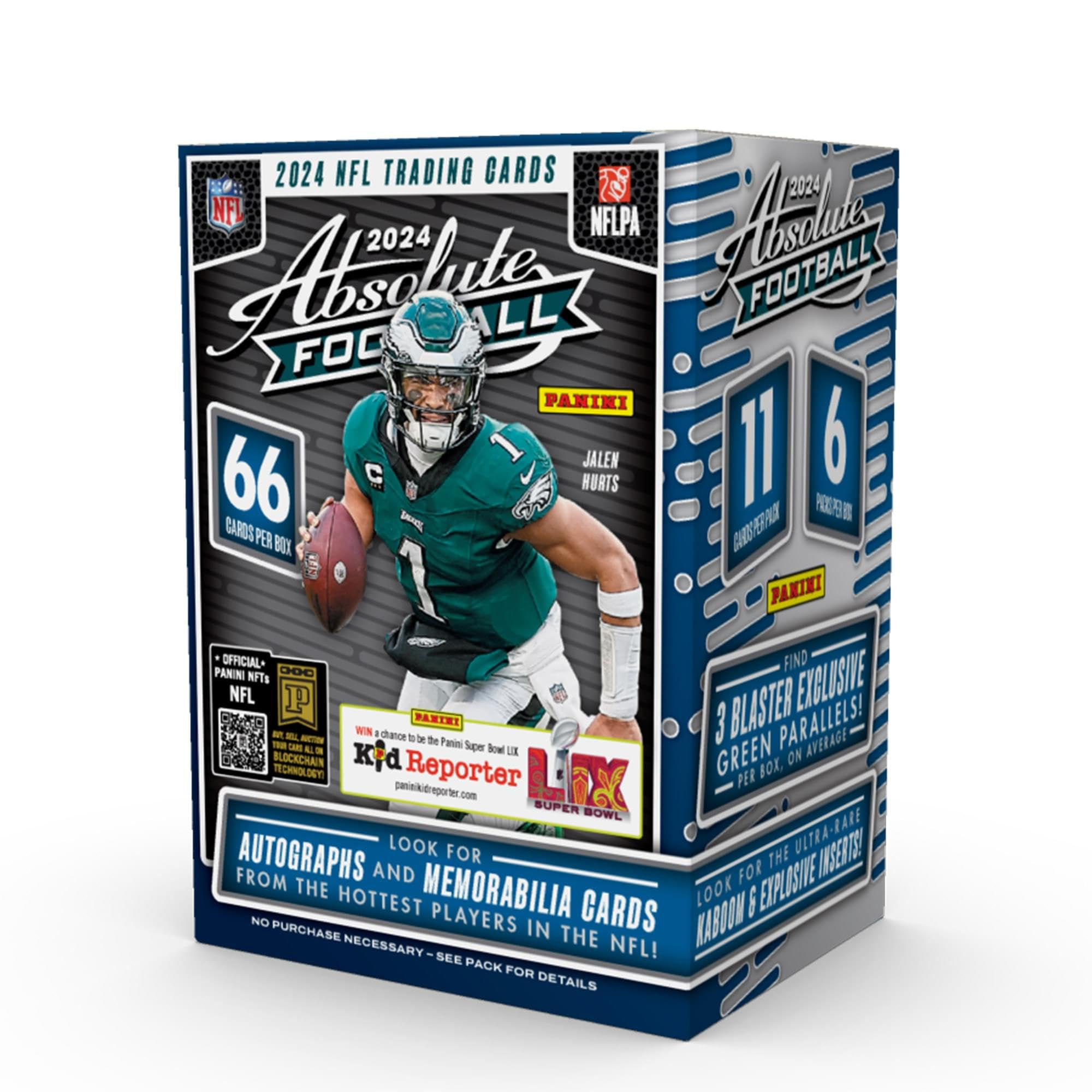 2024 Panini Absolute Football NFL Trading Cards Blaster Box