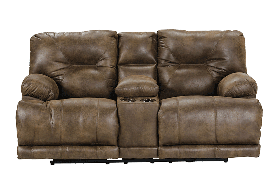 Voyager Lay Flat Dual Reclining Loveseat with Console