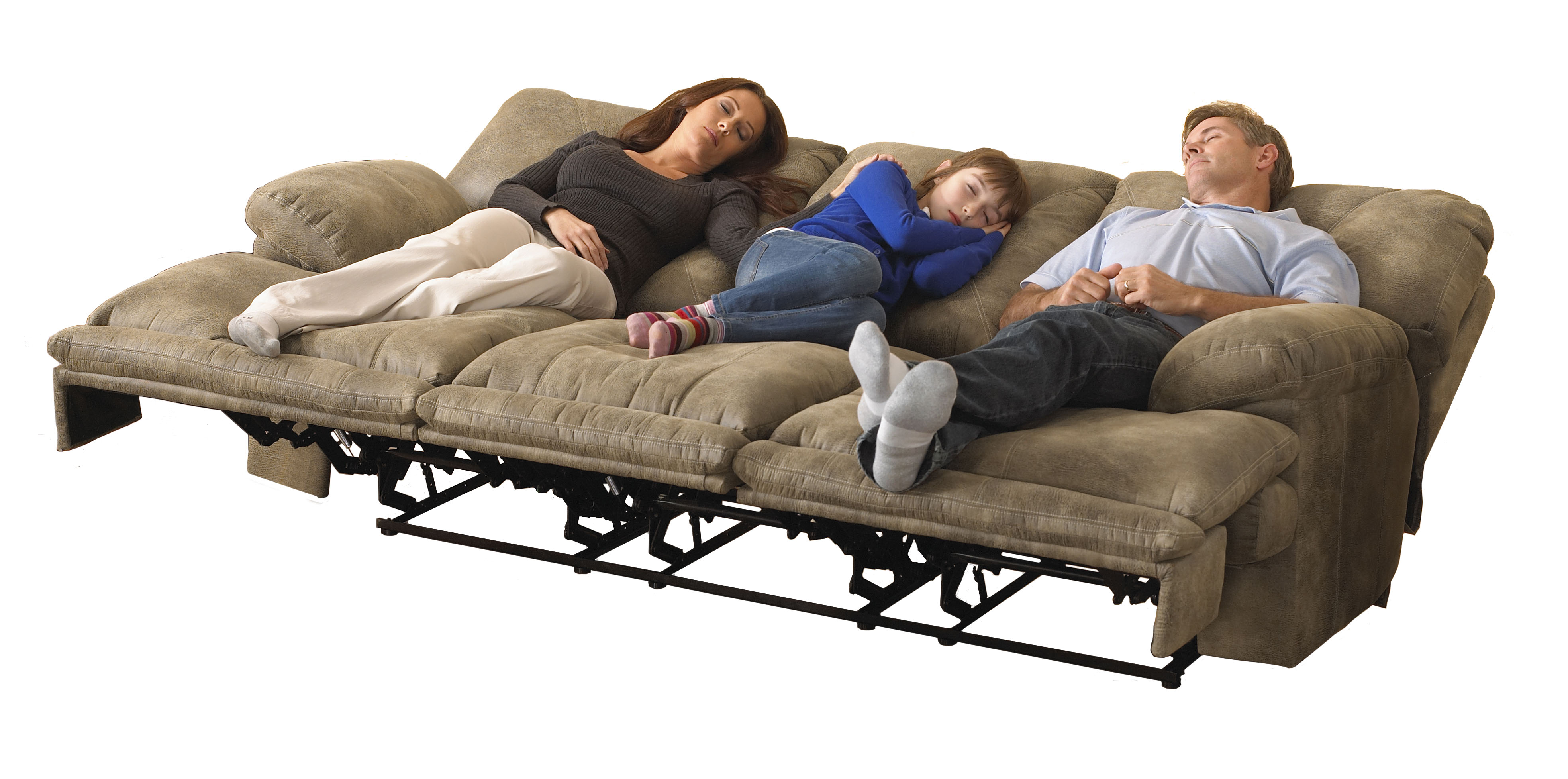438 Voyager Triple Sofa in Brandy