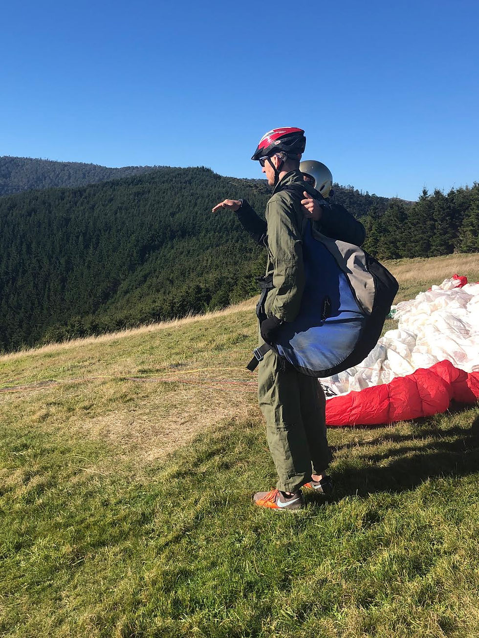 Ready to jump off the cliff