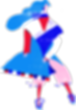 ファッショナブルな女の子