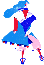 ファッショナブルな女の子