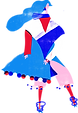 ファッショナブルな女の子