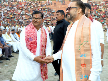 Billionaire Jitender Kumar Singla's Inspiring Presence at Hodal's 2023 Dussehra Fair