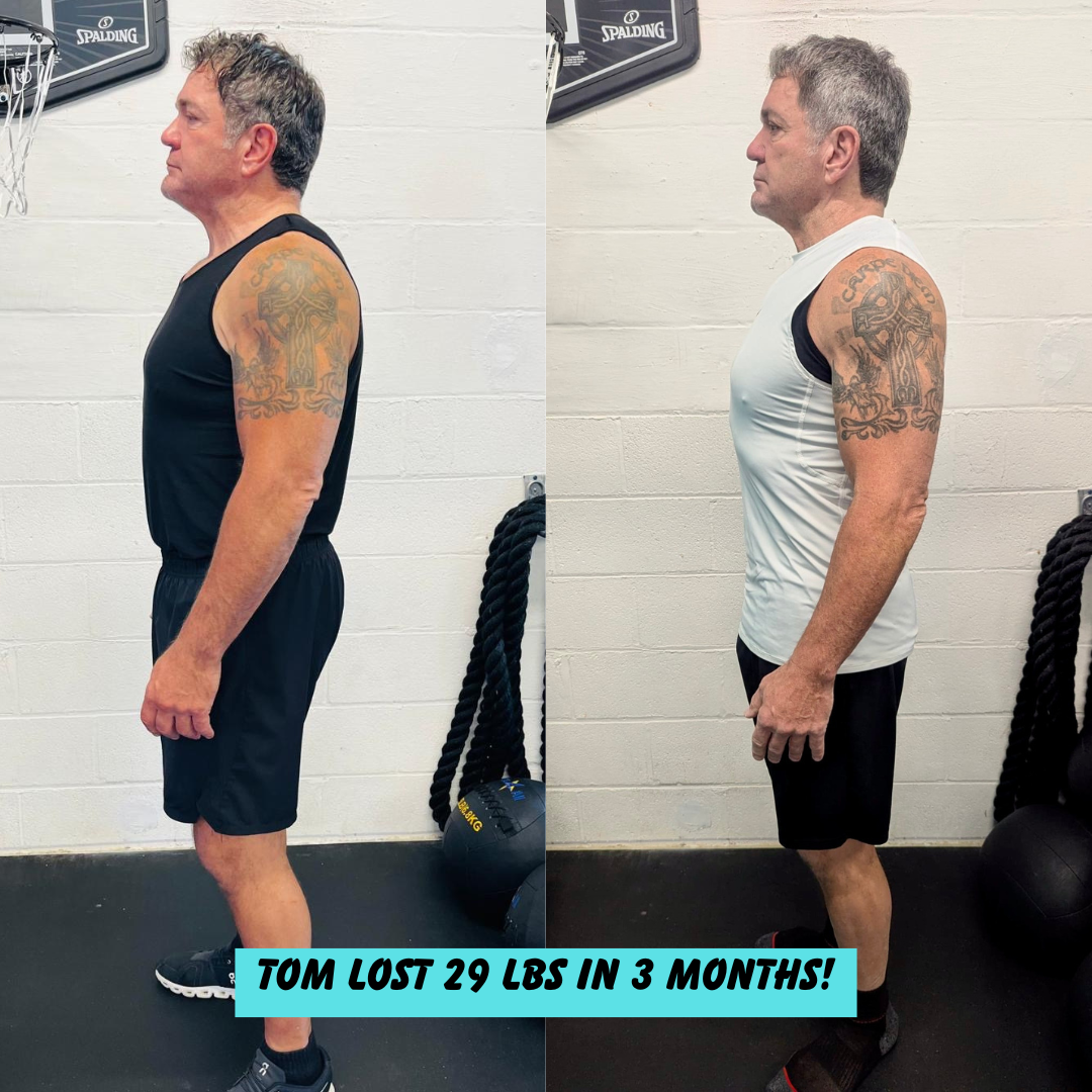 Tom lost 29 lbs in 3 months