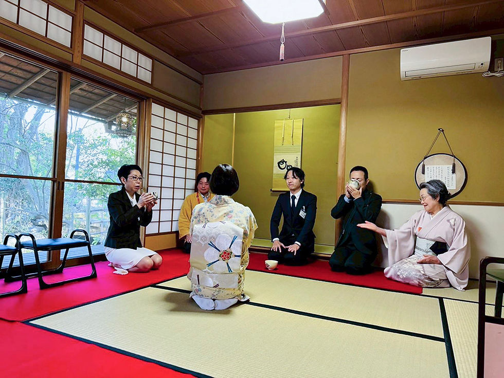 郷土博物館で初釜（茶会）を行いました