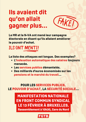 Manifestation du 13 février